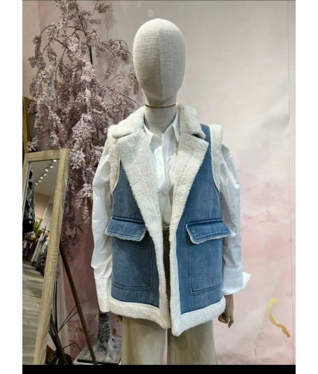 Chaleco vaquero borrego 2