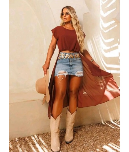 Top blusa gasa