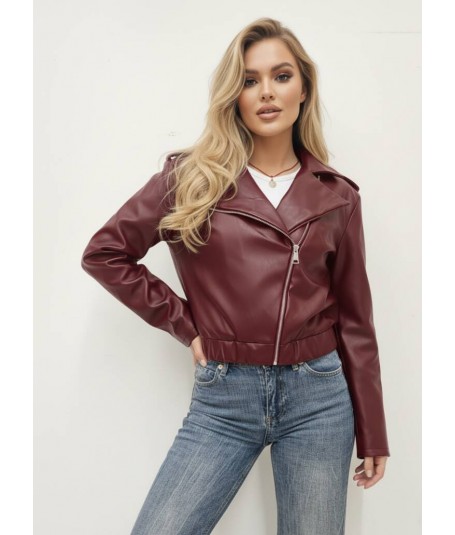 Chaqueta polipiel goma