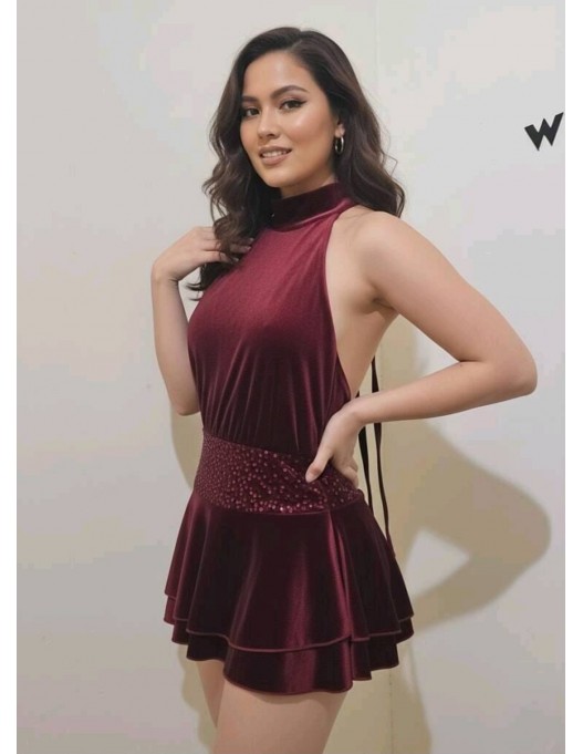 Mono terciopelo lentejuelas