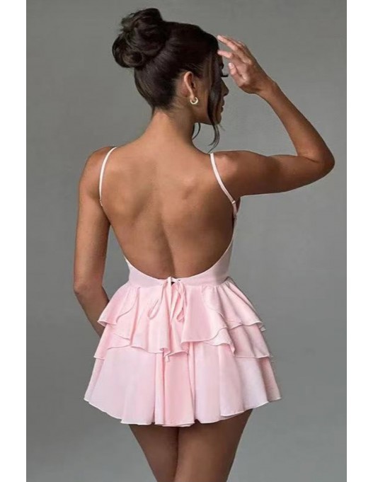 Vestido mono volantes