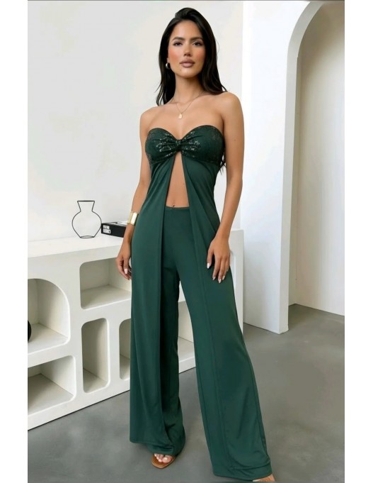 Conjunto largo con lentejuelas