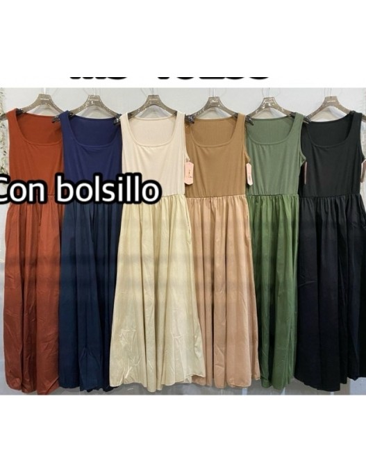 Vestido con bolsillos