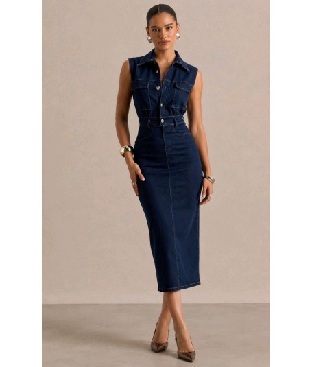 Vestido vaquero midi