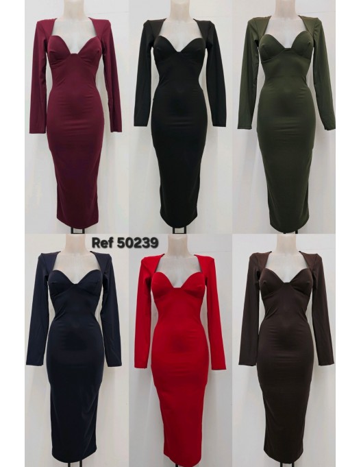Vestido midi copa