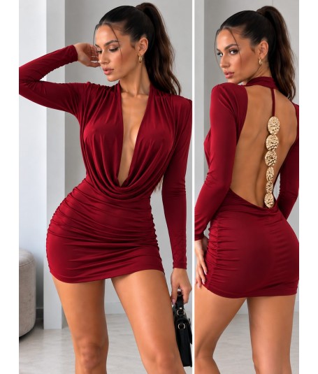 Vestido cadena espalda