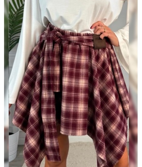 Falda cuadros mini