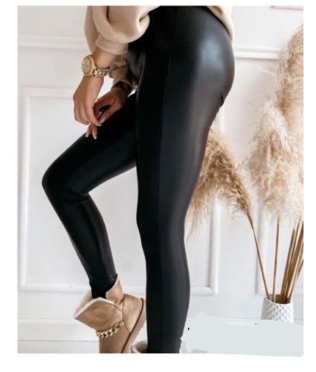 Pantalón polipiel cremallera 2