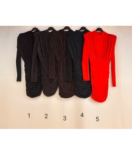 Vestido Lurex hombreras 2