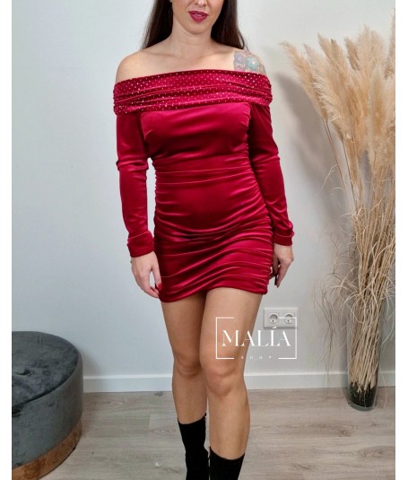 Vestido barco tachas... 2